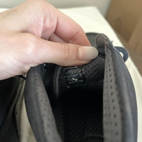 CALVIN KLEIN Hank Leather & Canvas Driving Ankle Lace Utility Boots, Black- 10 - Picture 8 of 8